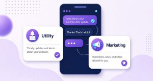 Utility and Marketing message template cards compared – xreach51